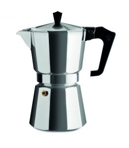 Pezzetti Alexpress Aluminium Moka Pot, 3 Cup Silver